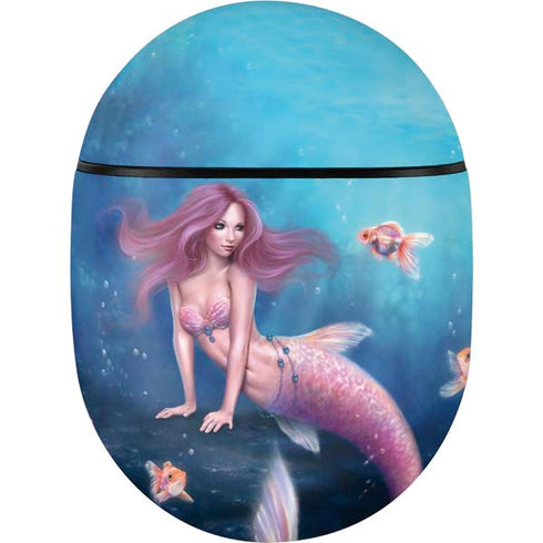 Rachel Anderson Aurelia Mermaid with Fish Google Pixel Buds Skin